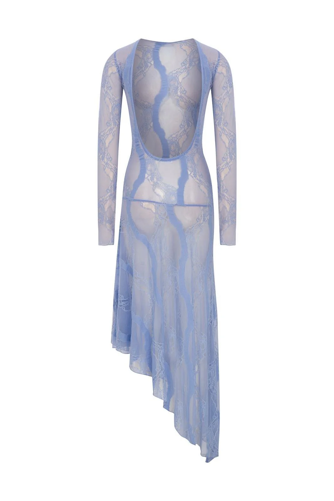 Blue Lace Dress - Image 3