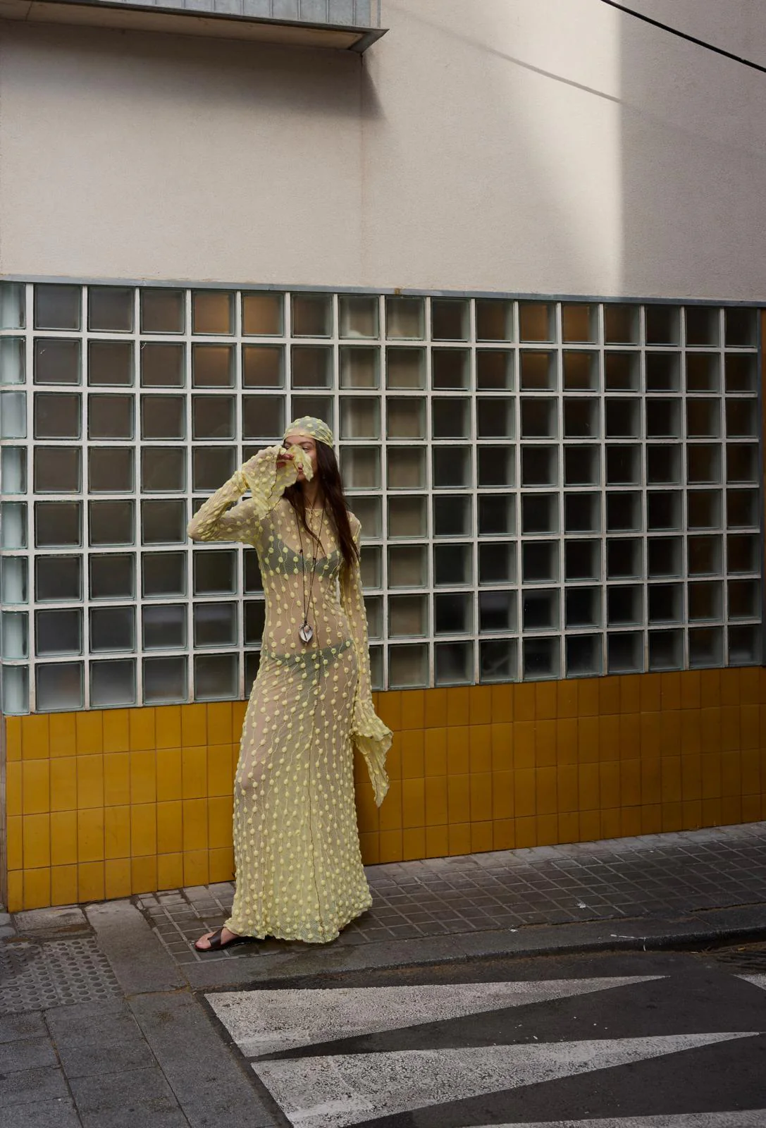 Yellow Debbie Lace Dress - Image 2