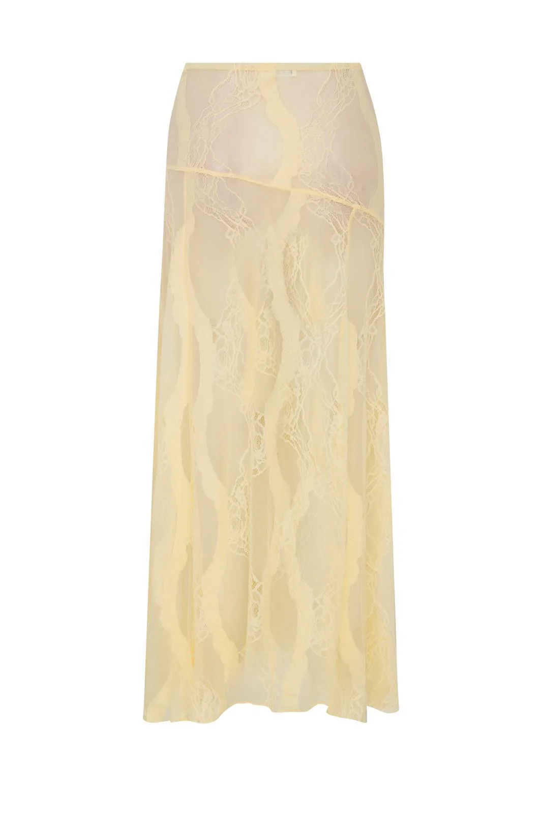 Yellow Lace Skirt - Image 3